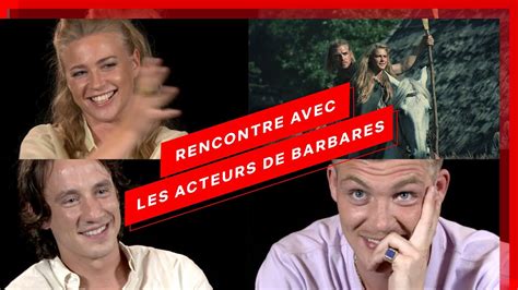 Rencontre Avec Les Acteurs De Barbares Netflix France Youtube