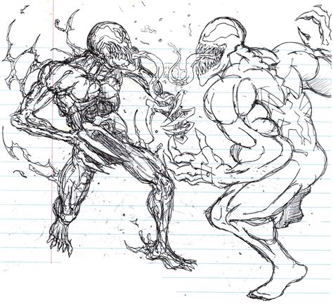 This spawn of venom's symbiote was a force of unmitigated fear, chaos, and violence, and related: carnage vs venom by MiCOOLGoinx on DeviantArt