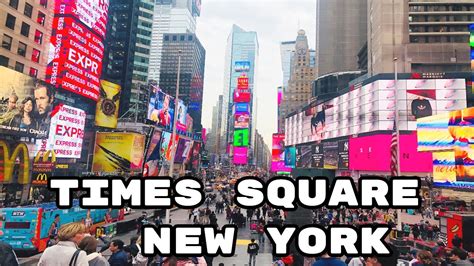 Walking Tour Of Times Square In New York City New York Travel Guide