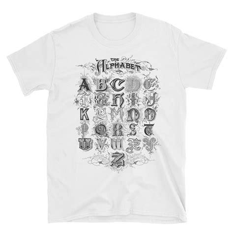 Skyler Artistic Lettering — Alphabet Shirt