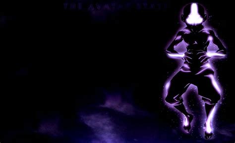 Download Avatar The Last Airbender Glowing Aang Avatar State Wallpaper