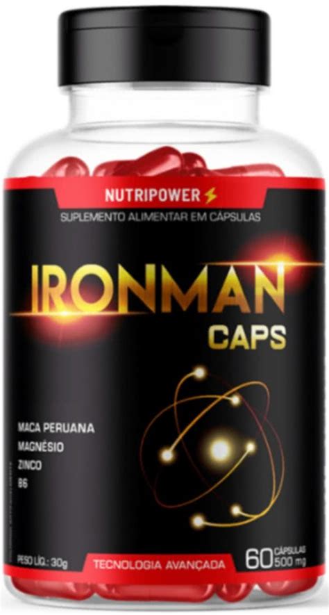 Ironman Caps Bula F Rmula Composi O Comprar