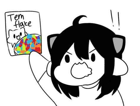 Temmie Flakes By Emilebell On Deviantart