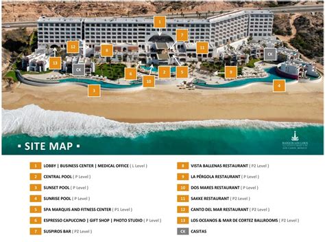 Los Cabos Hotel Map