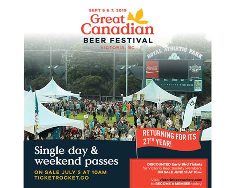 Great Canadian Beer Festival Returns September 6 And 7 2019 Beer Me British Columbia