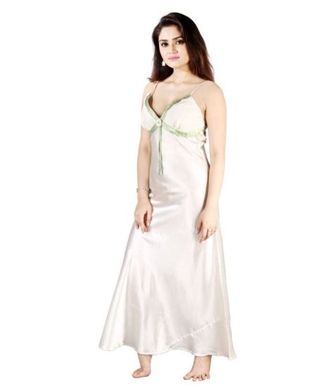 Buy Naughty Nightwear Satin Nighty And Night Gowns Pink Online At Best