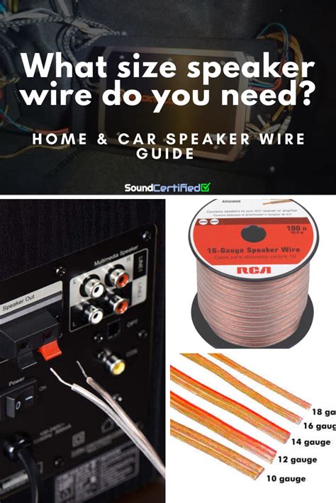 Car Speaker Wire Size Speaker Cables What You Need To Know