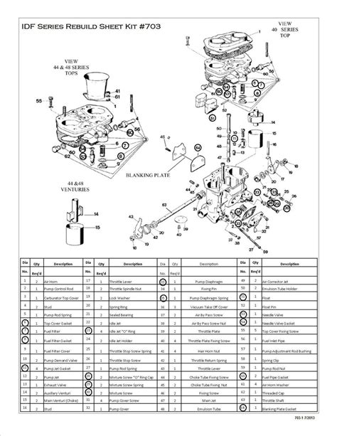 Weber Idf And Empi Hpmx Jetting Guide For Vw Dune Buggy 54 Off