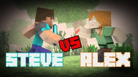 Alex Vs Steve ¿quien Es Mejor Épicas Batallas De Rap De Minecraft