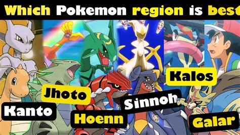 Which Pokemon Region Is Best Kanto Vs Jhoto Vs Hoen Vs Sinnoh Vs