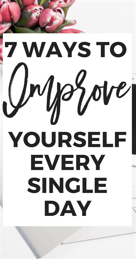 How to Improve Yourself Every Day - Erin Gobler | Improve yourself, How to better yourself ...