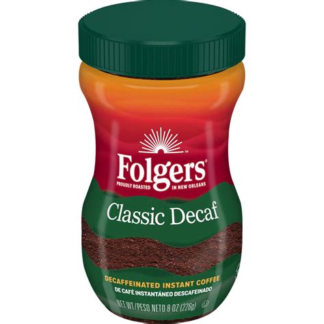 Folgers® Classic Decaf Instant Coffee Folgers®