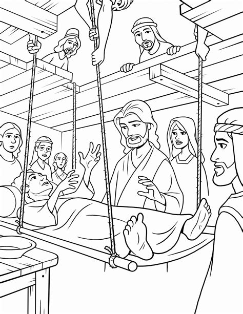 10 Jesus Heals The Deaf Man Coloring Page Thousand Of The Best