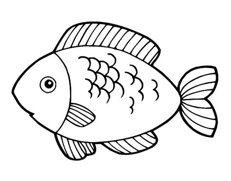 10 Dibujo De Pescado Para Colorear