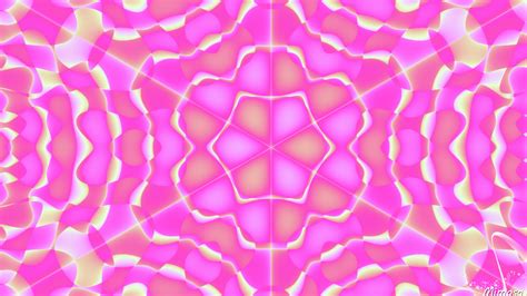 1920x1080 Pink Kaleidoscope Digital Art Abstract Artistic Colors