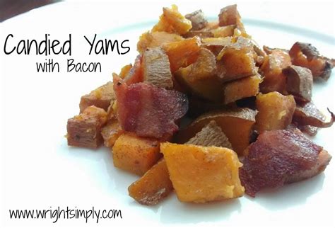 Whipped candied yams with maple cream. Healthy Candied Yams & Turkey Bacon | Candy yams, Healthy ...