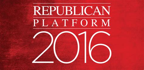 Exactly What Is In The Republican Platform A Peek Beyond The Slogans