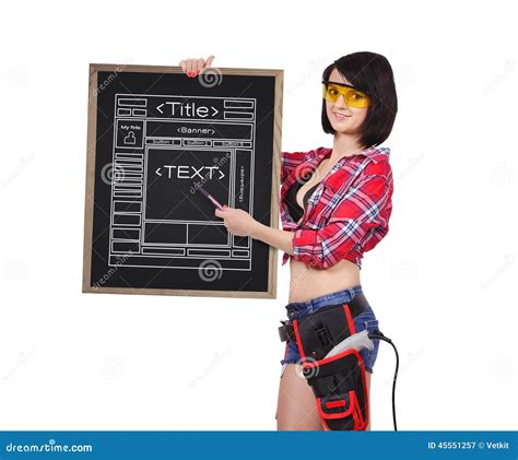 Blackboard With Website Stock Image Image Of Erector