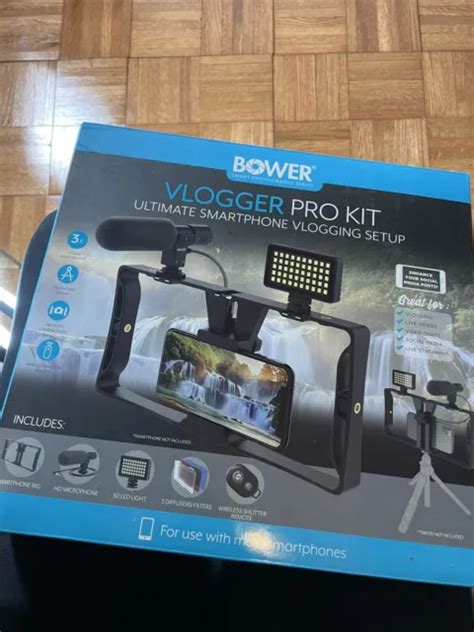 New Bower Vlogger Pro Kit Ultimate Smartphone Vlogging Setup Wa