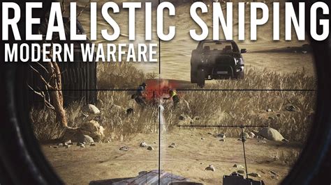 Realistic Sniping Modern Warfare Part Three Youtube