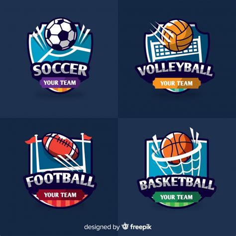 A place for sports logo connoisseurs to gather and discuss the latest news and updates regarding logos across the world of sports. Modern set of abstract sports logos Vector | Free Download