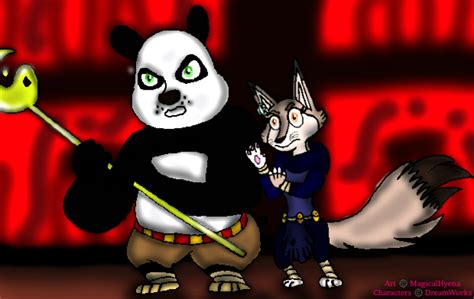 Kung Fu Panda Po And Zhen By Magicalhyena Fanart On Deviantart
