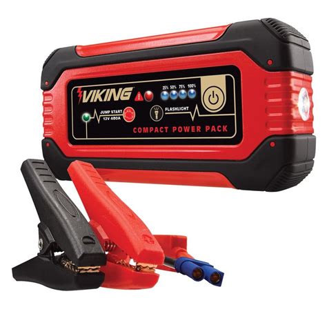 450 Peak Amp Portable Lithium Ion Jump Starter And Power Pack Power Pack Harbor Freight Tools