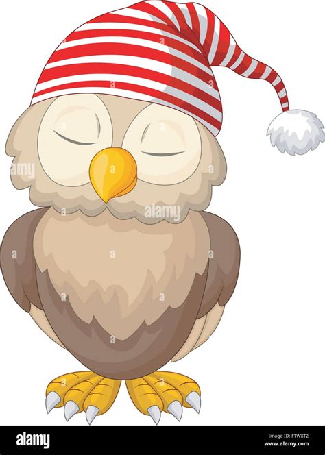 Cartoon Owl Sleeping Stock Vector Image And Art Alamy