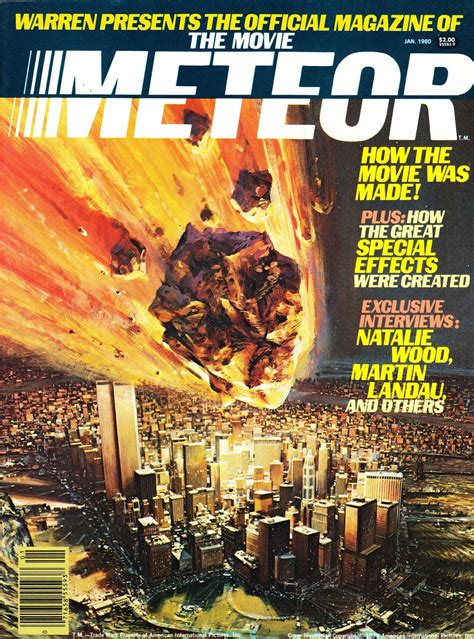 Starlogged Geek Media Again 1980 The Official Meteor Movie Magazine