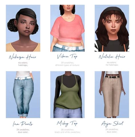 Egirl Collection By Enriques4 And Isjao The Sims 4 Catalog