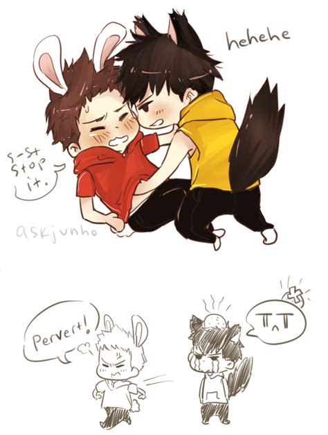 Wolf And Bunny By Askjunho On Deviantart