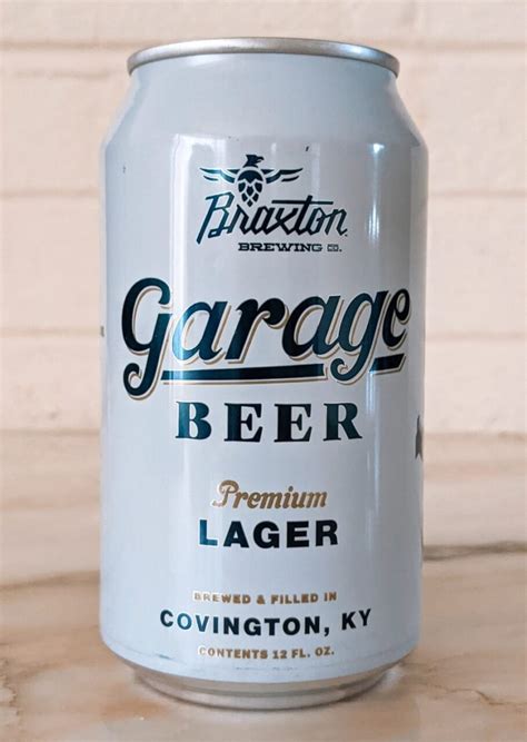 ビール Braxton Brewing Garage Beer Premium Lager アメリカの田舎で暮らすということ