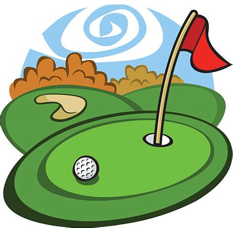 Best Putting Green Illustrations Royalty Free Vector Graphics And Clip
