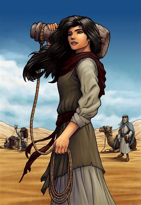 Rebekah The Watergirl By Eikonik On Deviantart Bible Illustrations