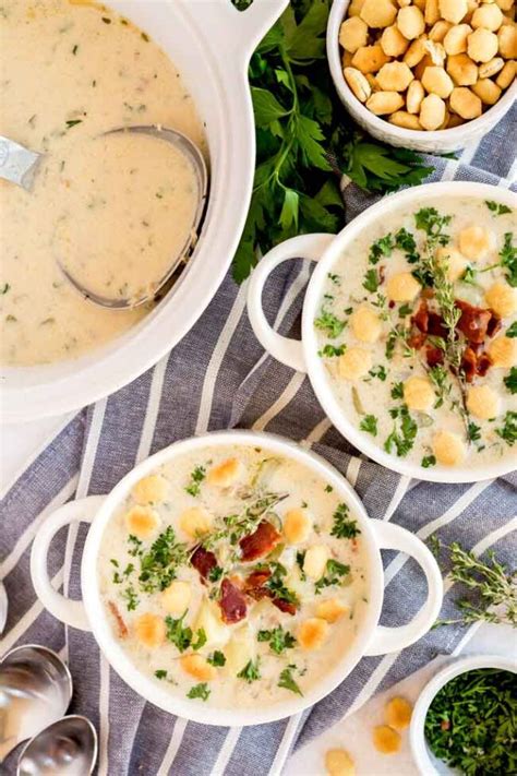 The secret is steaming fresh clams yourself. Best Homemade New England Clam Chowder Recipe | Lemon Blossoms