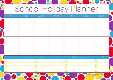 Plan Activities Sleep Overs And Rest Days With The Kids On This School