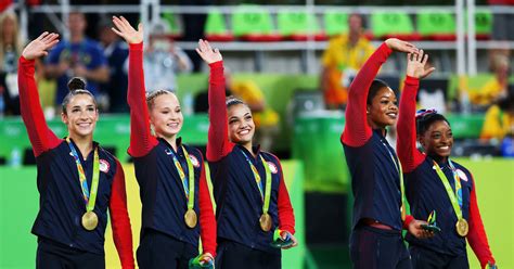 Us Womens Gymnastics Olympics Gold Medal Win Details