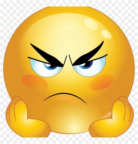 Royalty Free Angry Emoji Clip Art Vector Images