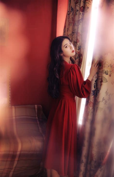 Red Formal Dress Formal Dresses Hanfu Art Photography Women Concept Fashion Woman