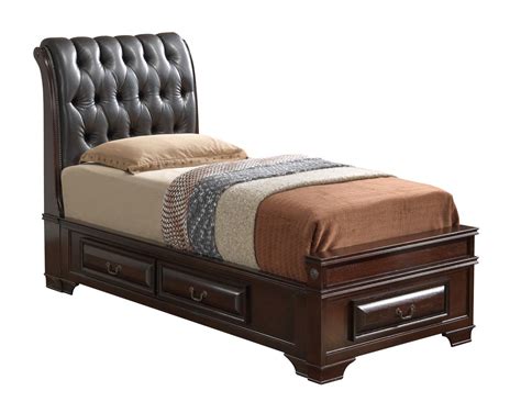 Glory Furniture Twin Storage Bed In Cappaccino G8875e Tb5