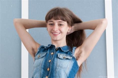 Natural Beauty Free Spirit Girl Armpits Hairy