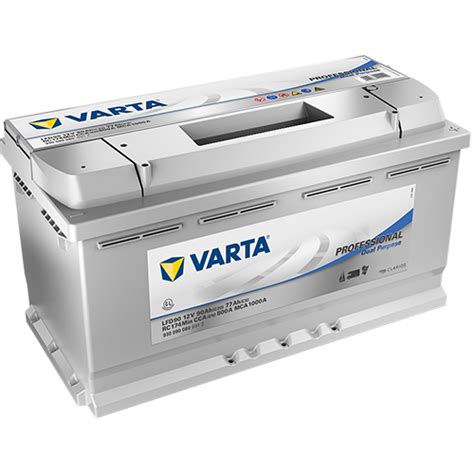 12v 95ah Varta Professional Dual Purpose Leisure Battery Led95