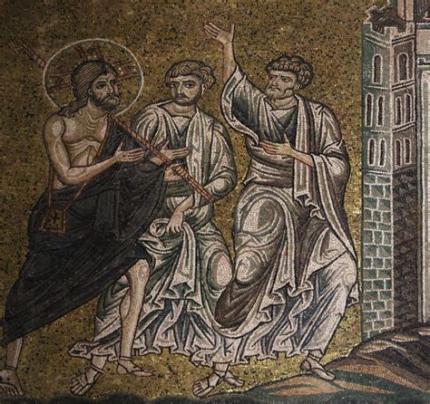 Gesù Appare Ai Discepoli Di Emmaus Monreale Sacred Art Jesus