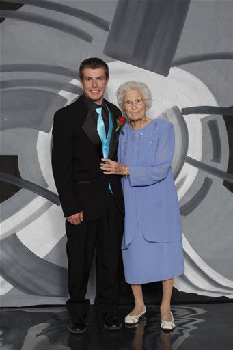 Prom Teen Takes His Great Grandmother Time