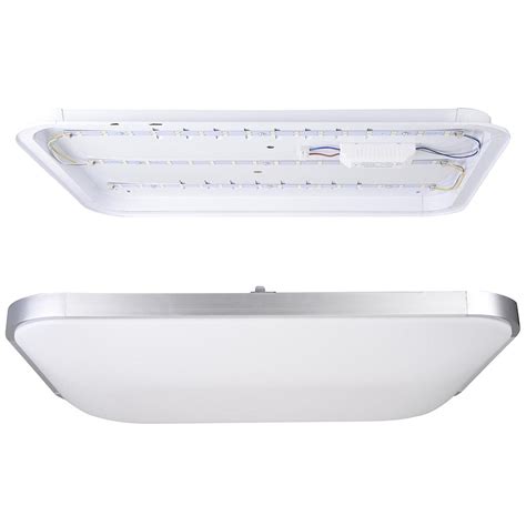 Tighten the screws with a screwdriver as needed to ensure the light fixture is secure and flush against the ceiling. 24W 36W 48W Modern Flush Mount LED Ceiling Light Pendant ...