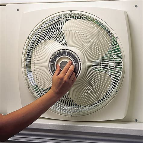 It is designed with a led indicator that helps you to keep track of temperature setting and a durable 9 inches blade. Lasko 2155A Electrically Reversible Window Fan, 16-Inch ...