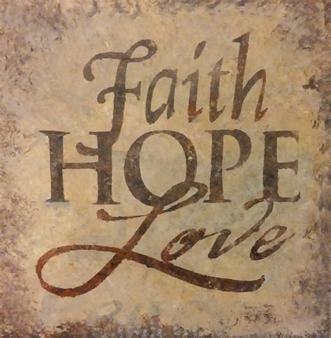 Word Art Faith Hope Love Stroke Of Genius