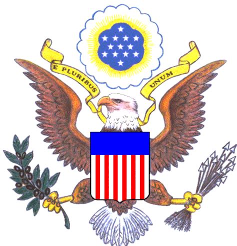 Coat Of Arms And Crest For United States Of America