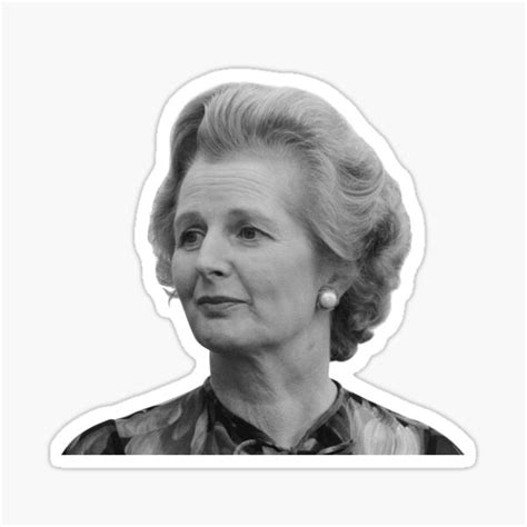 Margaret Thatcher Sticker For Sale By Warishellstore Redbubble