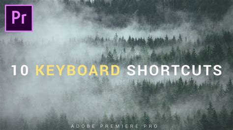 Learn which keys you can use to save time during post production. Best 10 KEYBOARD SHORTCUTS for Adobe Premiere Pro CC - YouTube